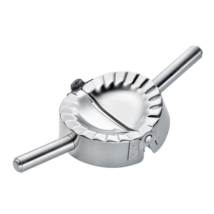 KAYCROWN 4.75 Inch Empanada Press, Stainless Steel Dumpling Maker Dough Cutter Dumpling Mold for Empanada, Dumpling, Ravioli, Pierogi, Turnovers, Calzone (L: 4.75 inch)