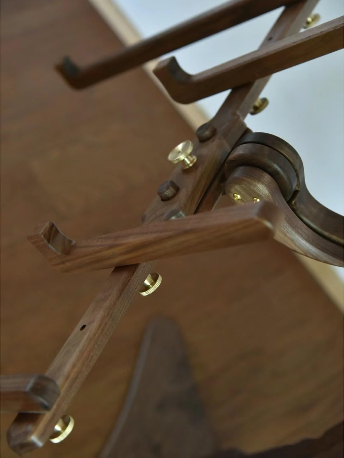 ErdBar Embroidery Stand Floor Standing Solid Wood Embroidery Bracket, Adjustable Angle Cross Stitch Bracket,Suitable for Craftsmanship and Sewing