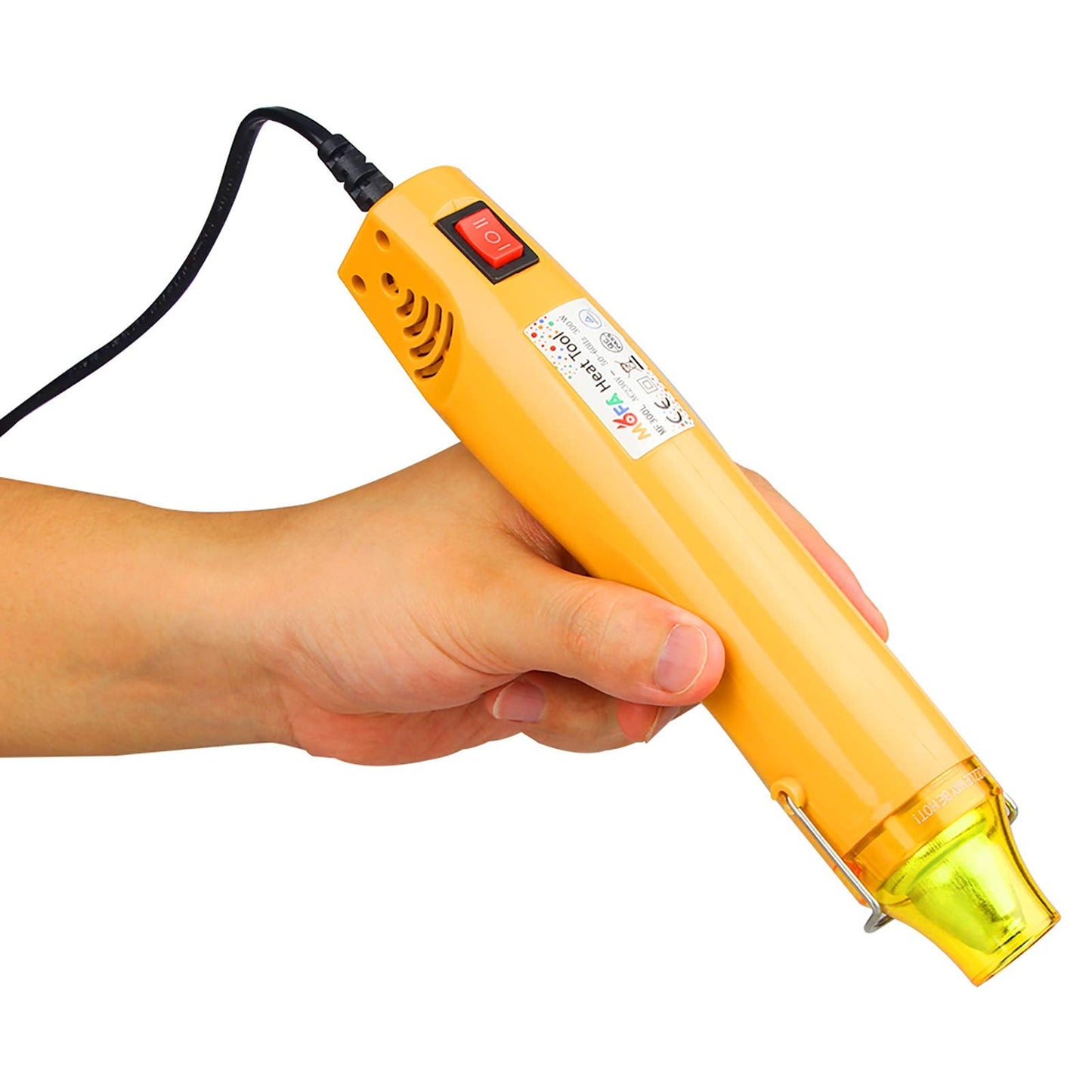 New Power Adjustable Mini Heat Gun, Tomorotec up to 660 F Handheld Electric Hot Air Gun 350W Portable Heat Gun for Epoxy Resin, DIY Craft Embossing, Shrink Wrapping PVC, Drying Paint, Clay