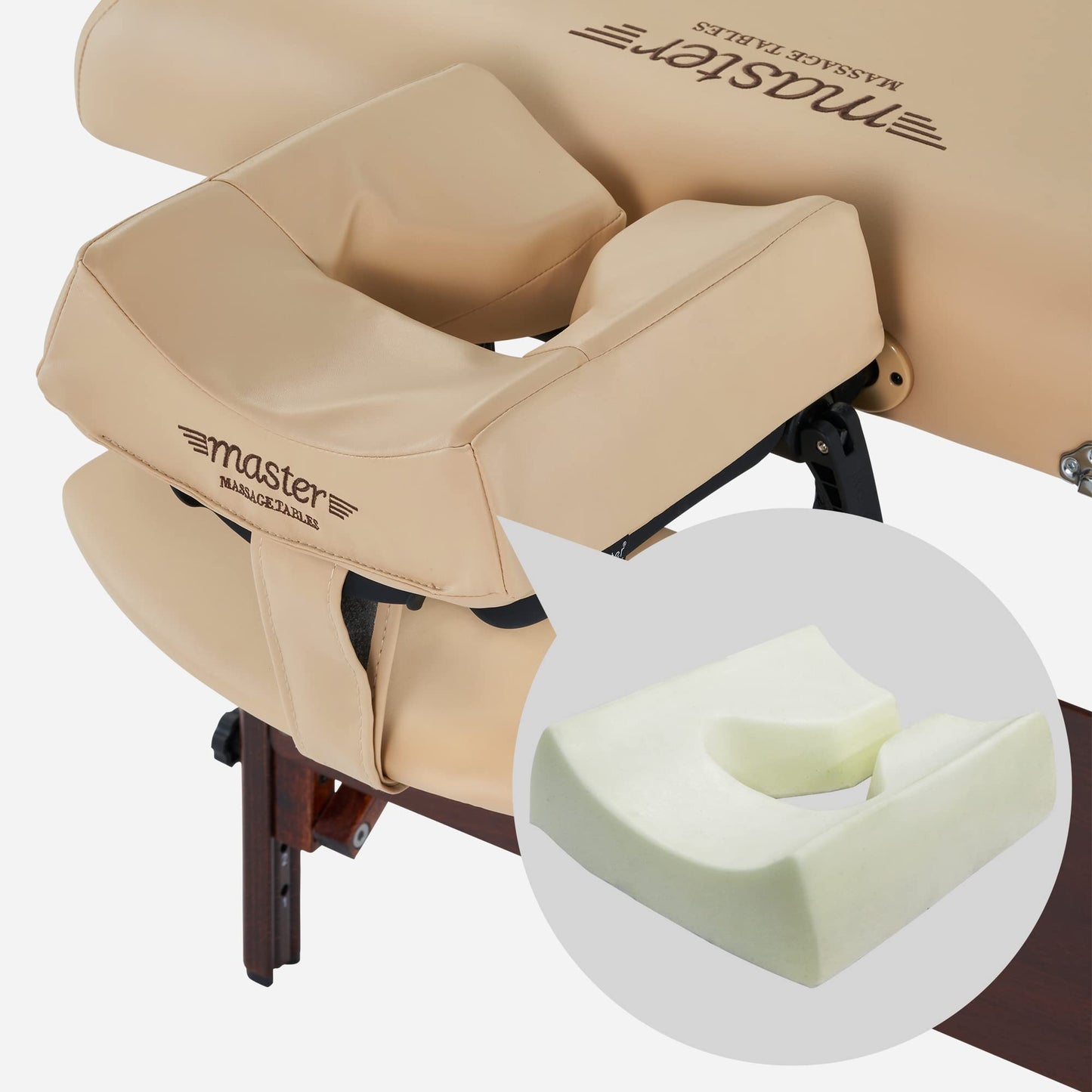 Master Massage 30" Del Ray Pro Portable Massage Table (30" Width x 84" Length) with Adjustable Table Height, 750lbs. Working Capacity- Massage Bed, Tattoo Table, Lash Table