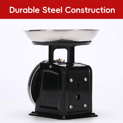 Tada 11lb Analog Kitchen Mechanical Food Scale Weighing Dial Scale with Bowl