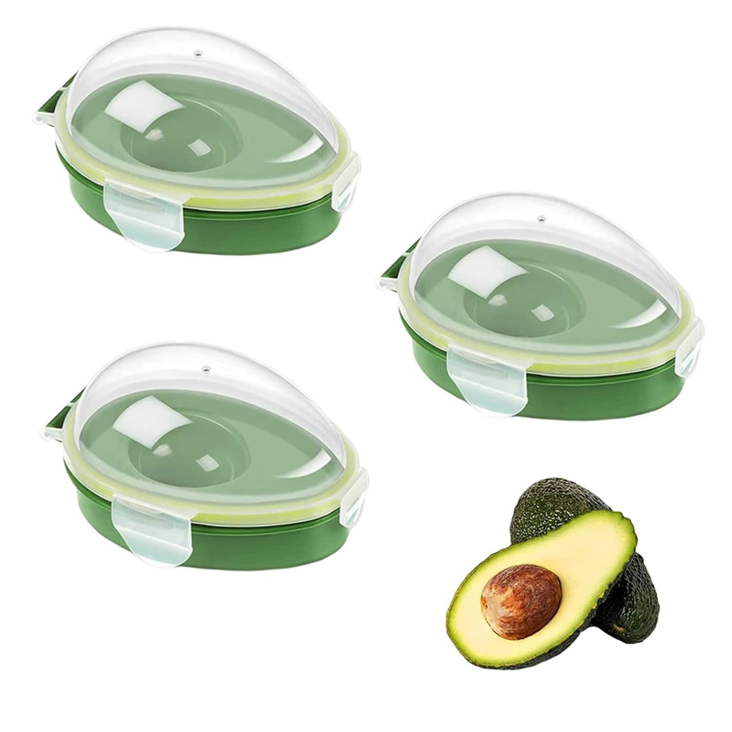 Nicerice Avocado Saver and Keeper - Portable, Reusable Fresh Storage for Fridge - Crisper to Keep Your Avocados Fresh for Days (3)