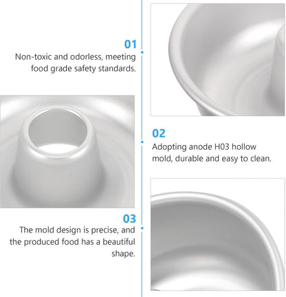 Ifundom Cheesecake Pan, Round Chimney Pudding Cake Pan, Non-Stick Baking Pan for Cake Grinding Wheel