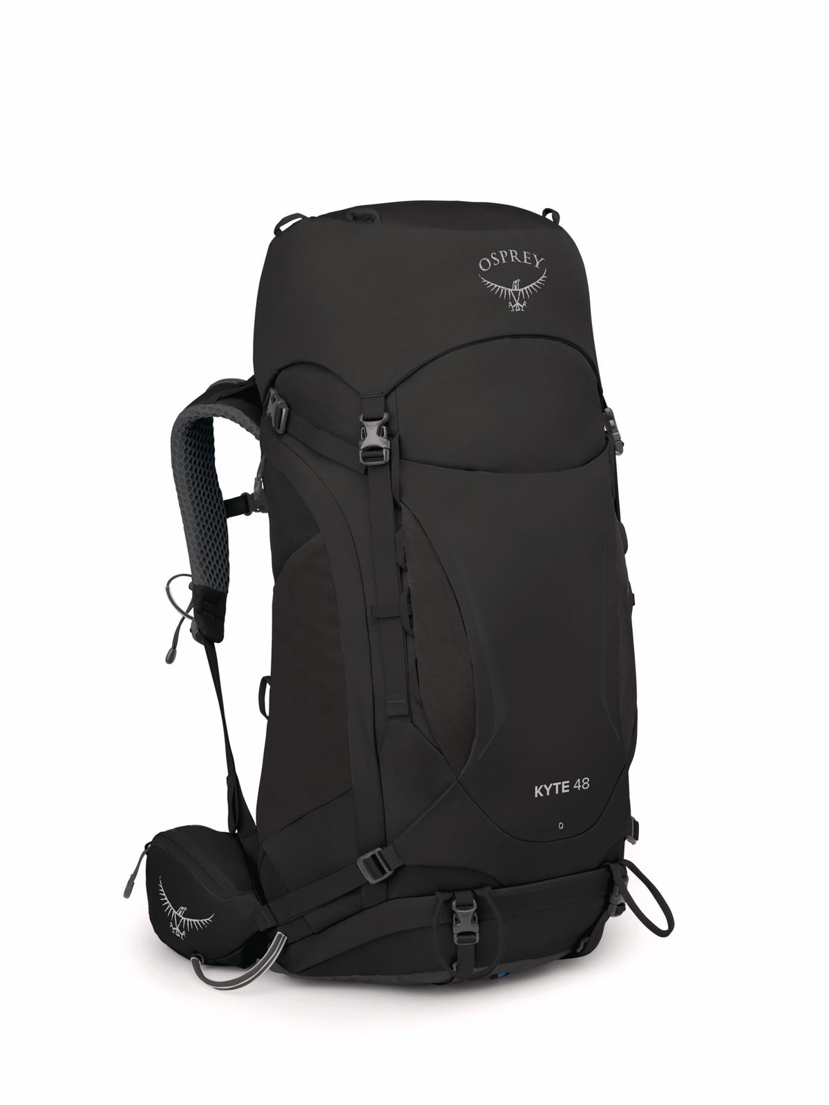 Osprey Kyte 48L Women's Backpacking Backpack with Hipbelt, Black, WXS/S
