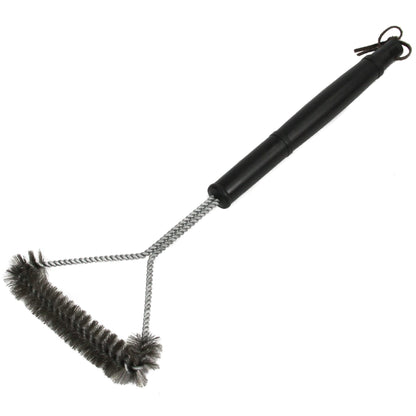 Chef Craft Select BBQ Grill Brush, 18 Inch, Stainless Steel/Black