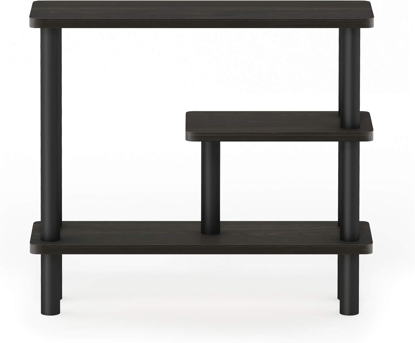 Espresso/Black Slim Space-Saving Storage Rack by Furinno