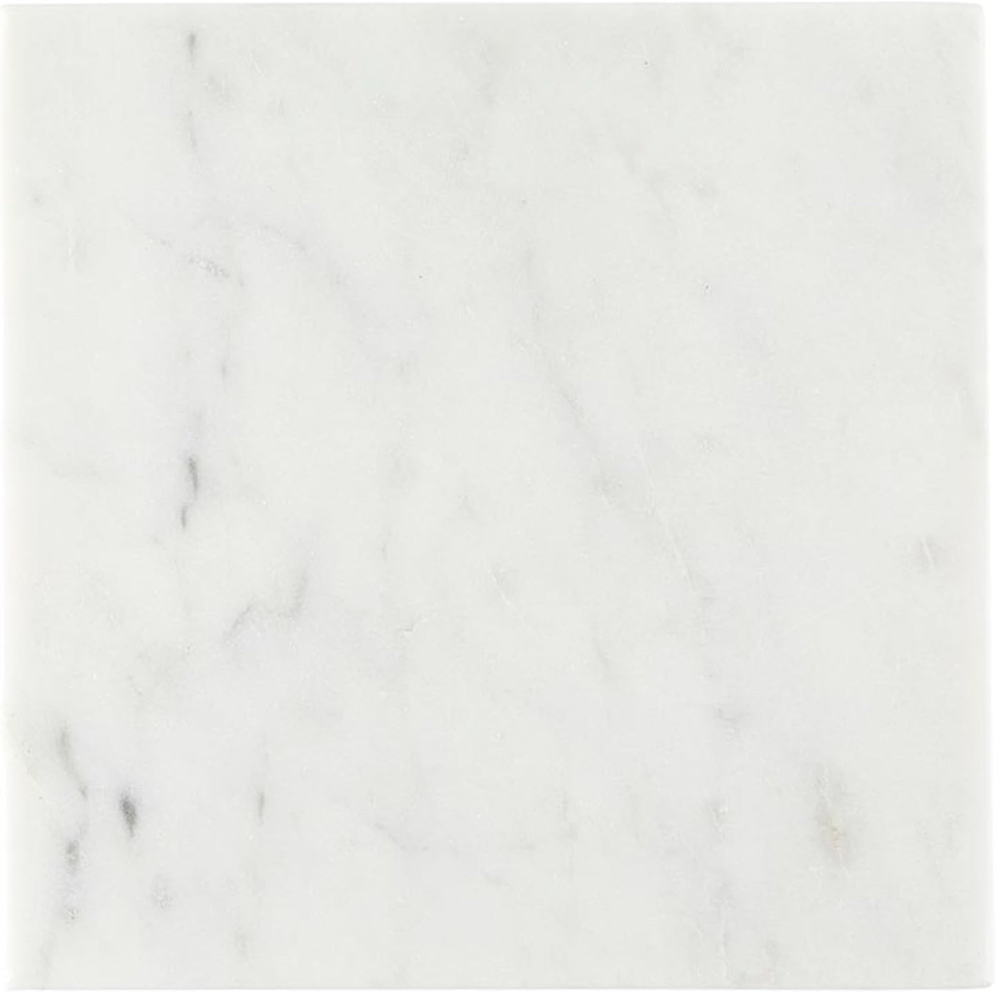 Santa Barbara Design Studio Marble Charcuterie Board, Cheese Board Cutting Board, 6" Square, White