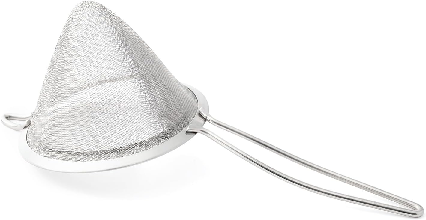 Cuisipro 12.5" Cone Strainer, White for Kitchen Use