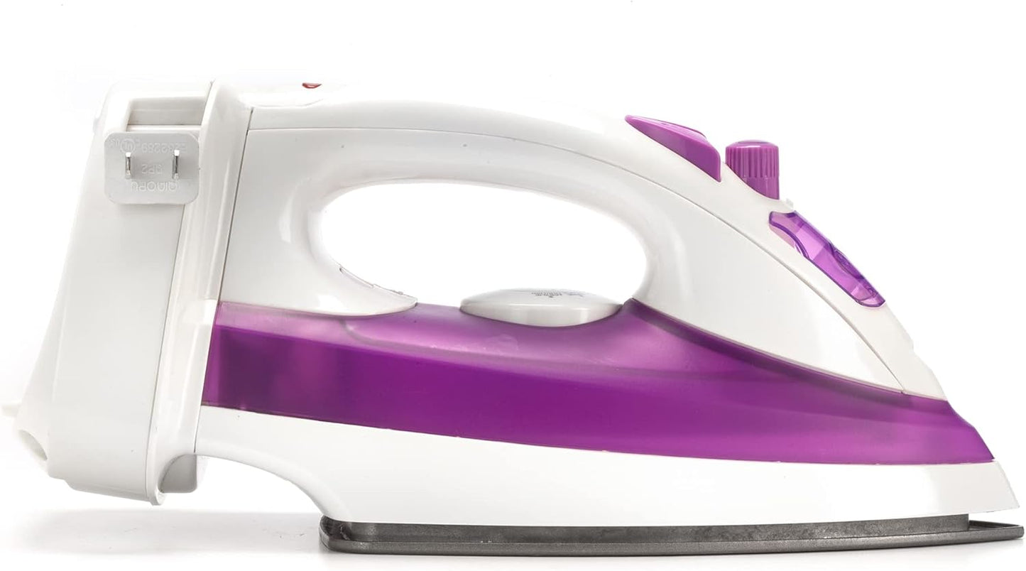 Dominion STEM Iron with Retractable Cord, Purple