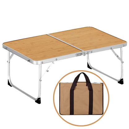 URBERY Aluminum Folding Table, Portable Camping Table Lightweight Foldable Table with Carry Handle, Portable Camping Table for Picnic Party Dining for Camping Travel Beach Picnic (60x40x25cm)