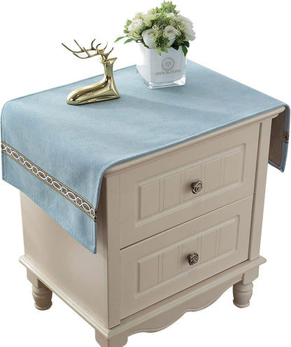 Bedside Tablecloth Table Dustcover End Tablecover Bedside Tabletop Home Decoration Fabric Tablecloth Bedside Table