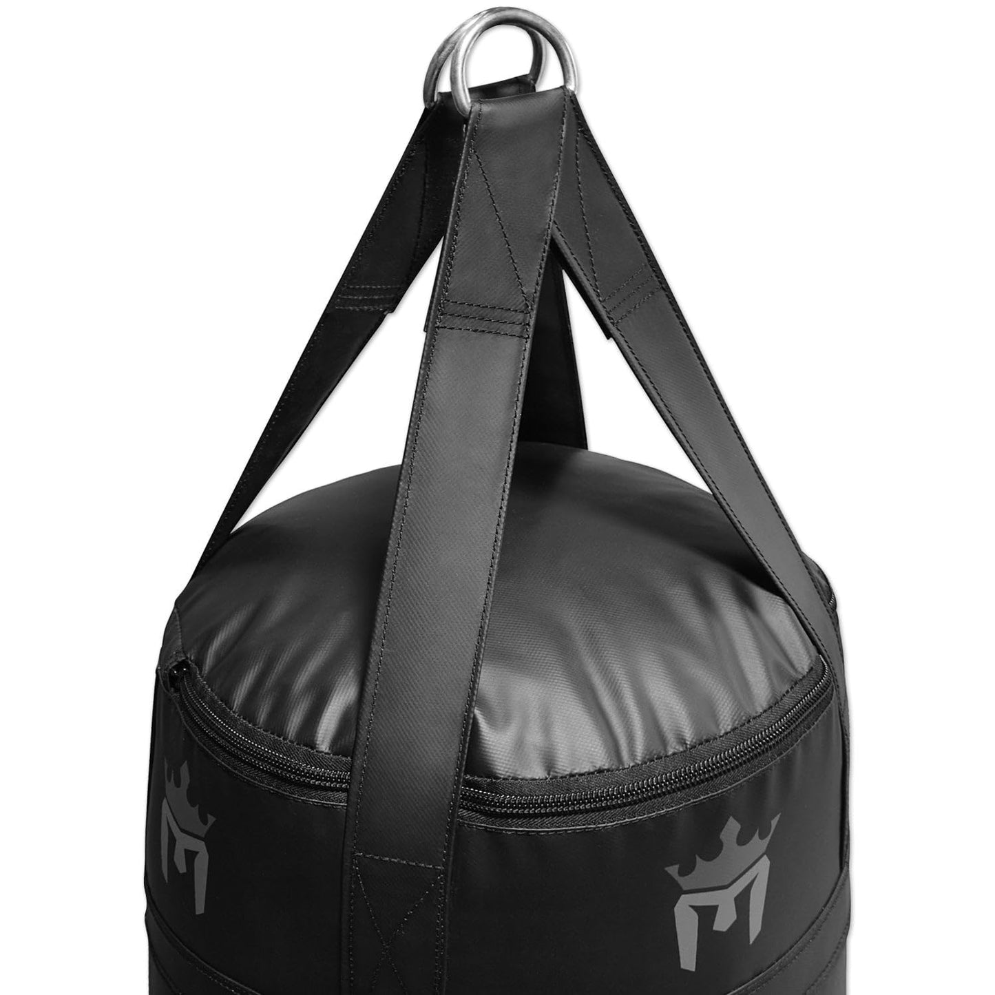 Meister 90lb Filled X-Wide Boxing Heavy Bag w/Double-End Attachment - Black