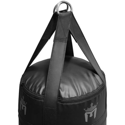Meister 90lb Filled X-Wide Boxing Heavy Bag w/Double-End Attachment - Black