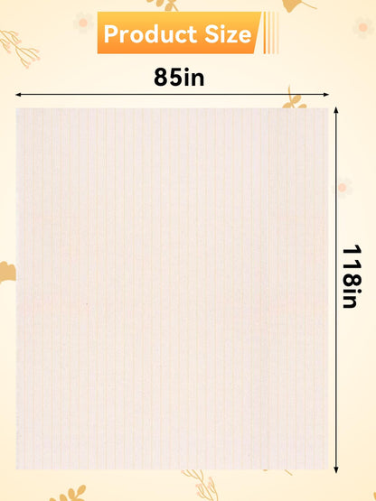 85" × 118" Large Overlocking Tufting Cloth with Marked Lines- Primary Monk's Cloth Punch Needle Fabric for DIY Rug-Punch Tufting Gun