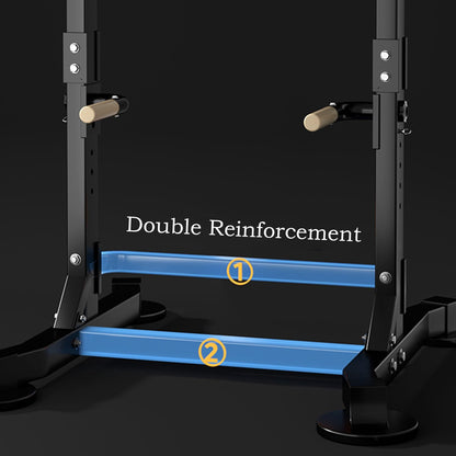 Freestanding Pull Up Bar Power Tower Multifunction Dip Station Adjustable Workout Chin Up Bar Strength Training Equipment Home Gym 1100lbs Support