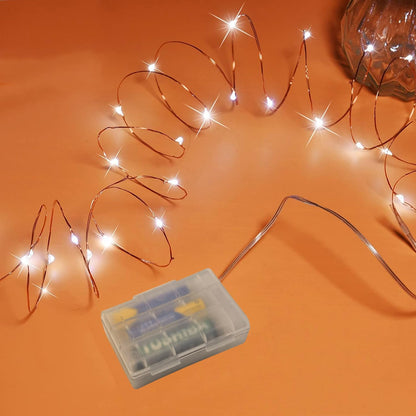 16 50 4 Pack RUICHEN Ft Copper Wire LED Mini Fairy String Lights Battery Operated for Bedroom, Christmas, Parties