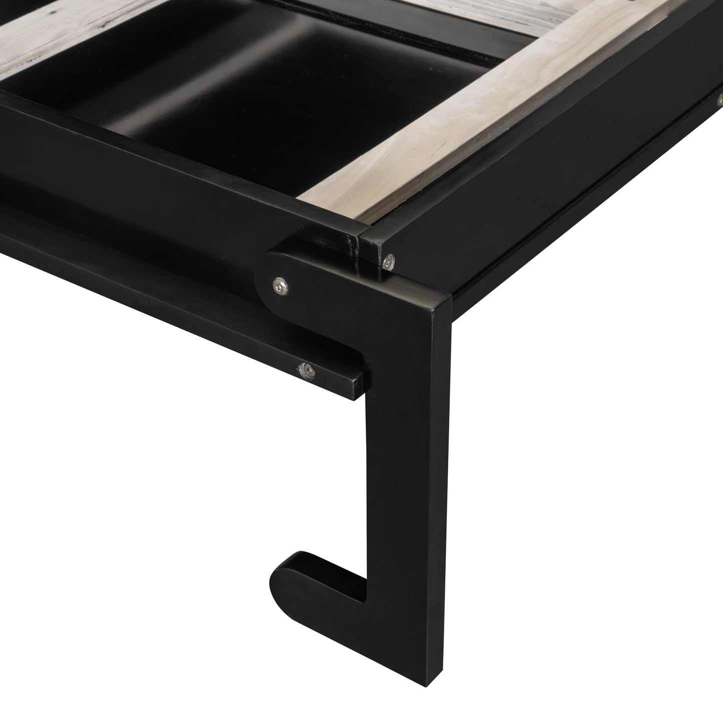 Ball & Cast Murphy Bed Queen Bed Frame with Headboard,Hideaway Bedframe w/Vanity and Cabinets,Wood Wall Cabinet,Slat Support,can be Folded,No Box Spring Needed,for Small Room,Espresso