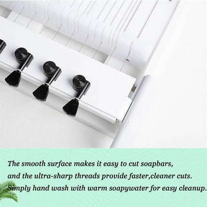 Adjustable Multi-Wire Soap Cutter for Homemade Soap, Precise Thickness Control for DIY Craft Soap and Candle Slicing, Easy Size Adjustment for Handmade Soap