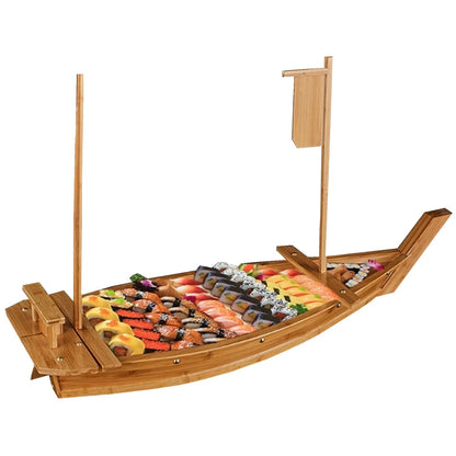 SYXRTSH 28" Sushi Boat Serving Tray, Sushi Plate for Restaurant or Home, Large Sushi Boat Tray for Restaurant Use