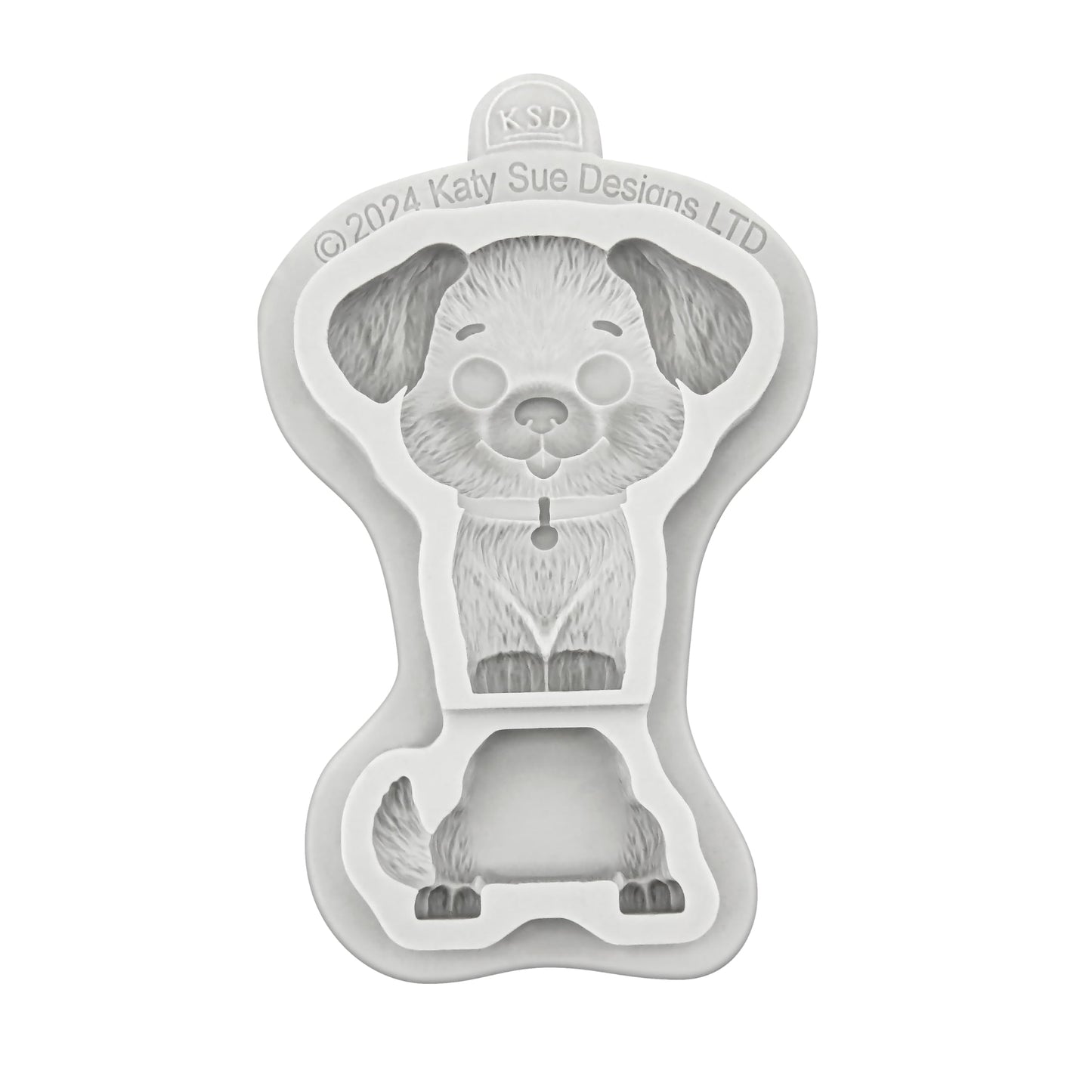 Katy Sue Easy Stand Dog Silicone Mold for Cake Decorating & Craft. Use with Fondant, Sugar Paste, Gum Paste & Air Dry Clay from Katy Sue Designs Fondant Molds