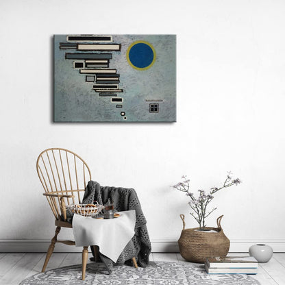 Wieco Art Framed Canvas Wall Art Composition VII, 1913 by Wassily Kandinsky Classic Abstract Famous Paintings Reproductions Canvas Wall Art for Home Decoration
