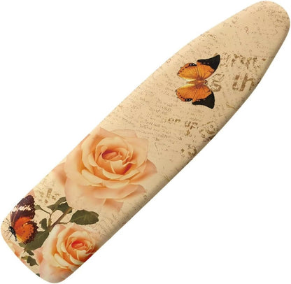 Butterfly Rose Iron Pads for Ironing, Standard Size Scorching Resistant Ironing Board Cover and Pad Protector