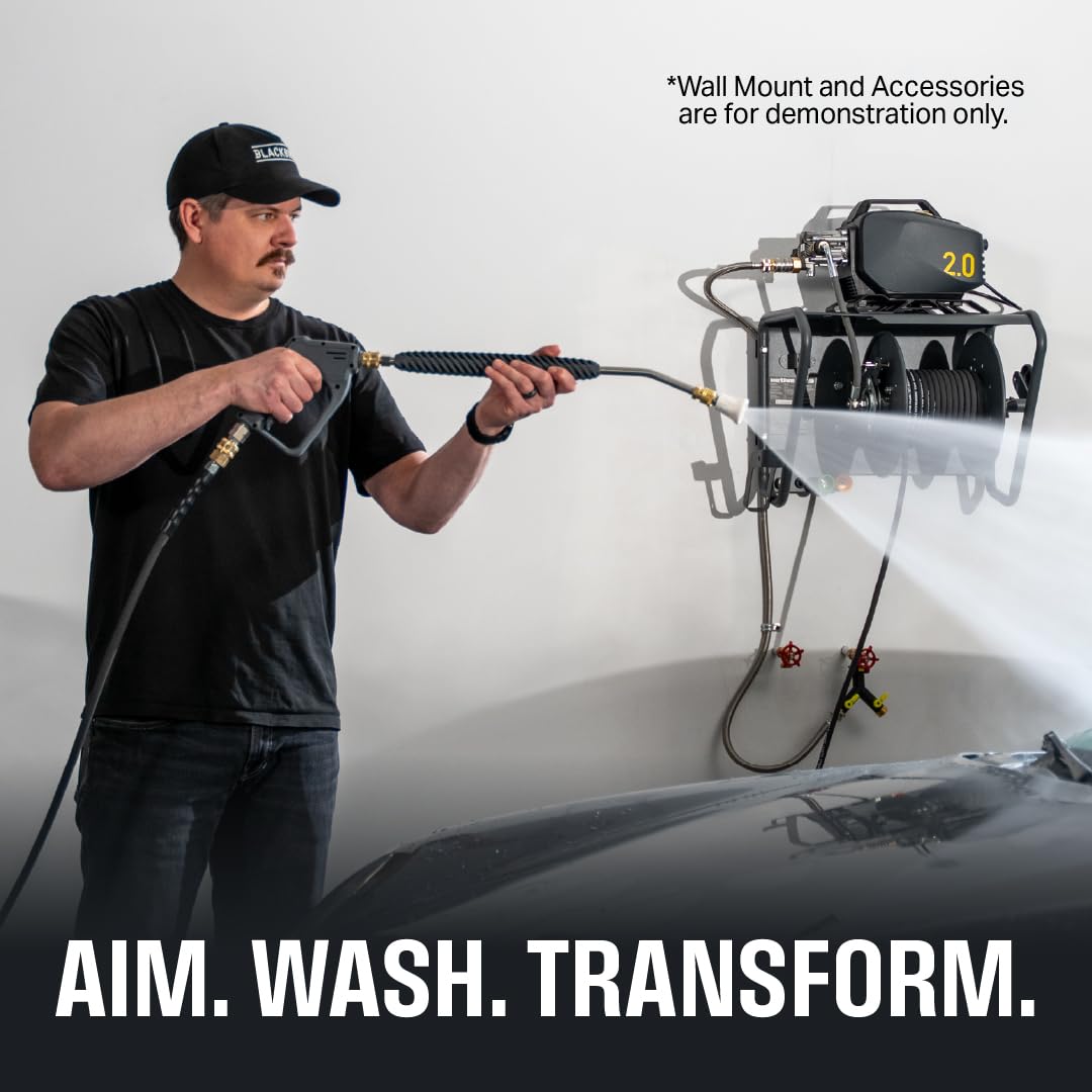 Active 2.0 Electric Pressure Washer (Tool only) – 2.0 GPM high Pressure Washer for DIY at Home car wash, Detailing and Other Cleaning transformations with 1800 Peak PSI