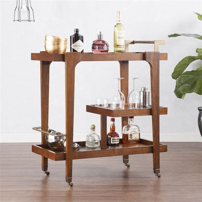 Holly & Martin Zhori Midcentury Modern Bar Cart