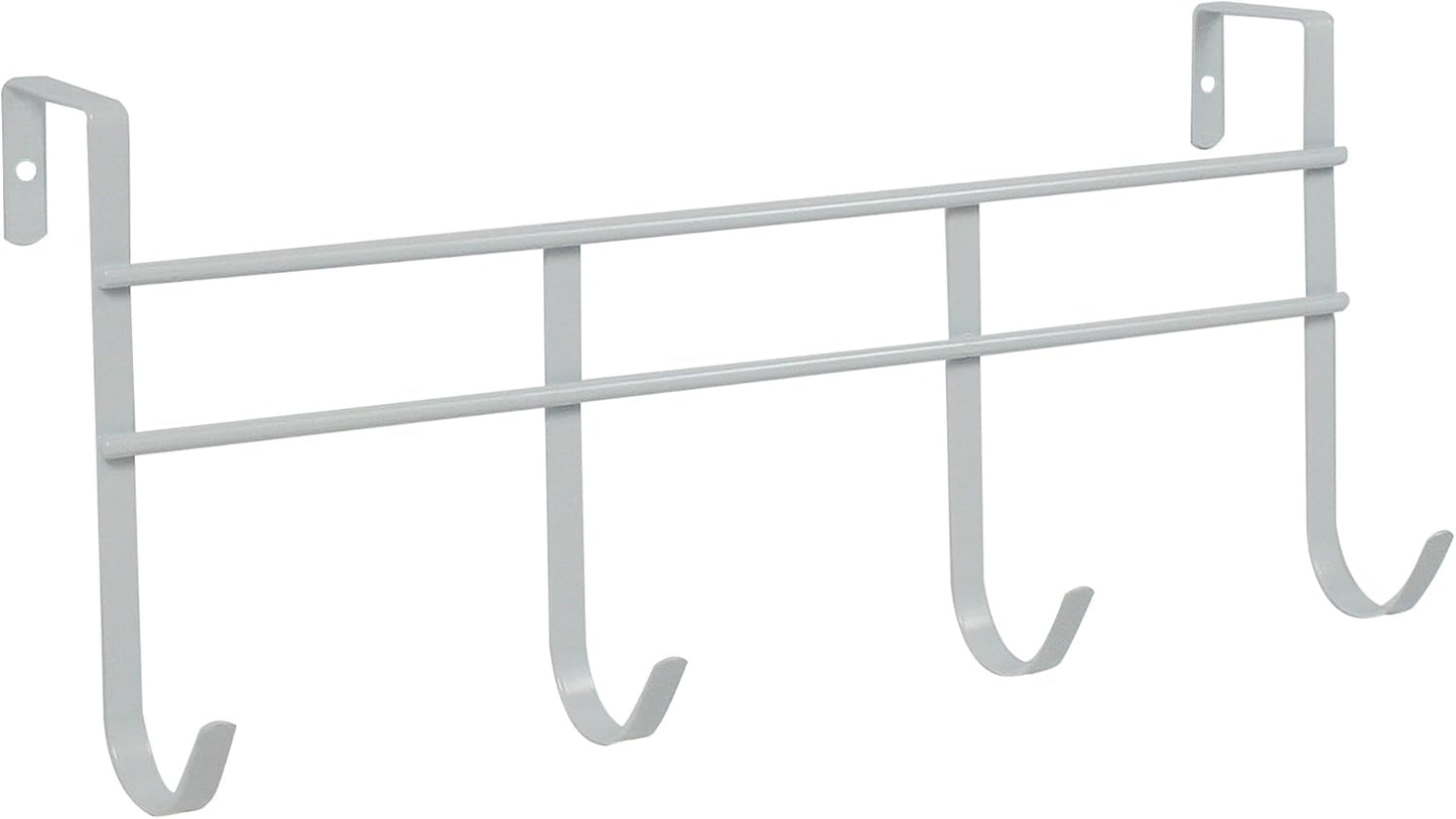 Spectrum Diversified Four Over the Door Hook, White