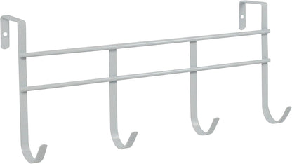 Spectrum Diversified Four Over the Door Hook, White