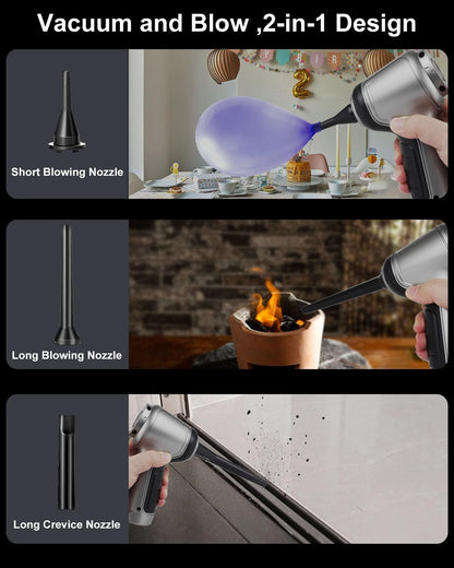 Mini Handheld Vacuum Cleaner Cordless, Portable Rechargeable with High Power Brushless Motor 12000 PA