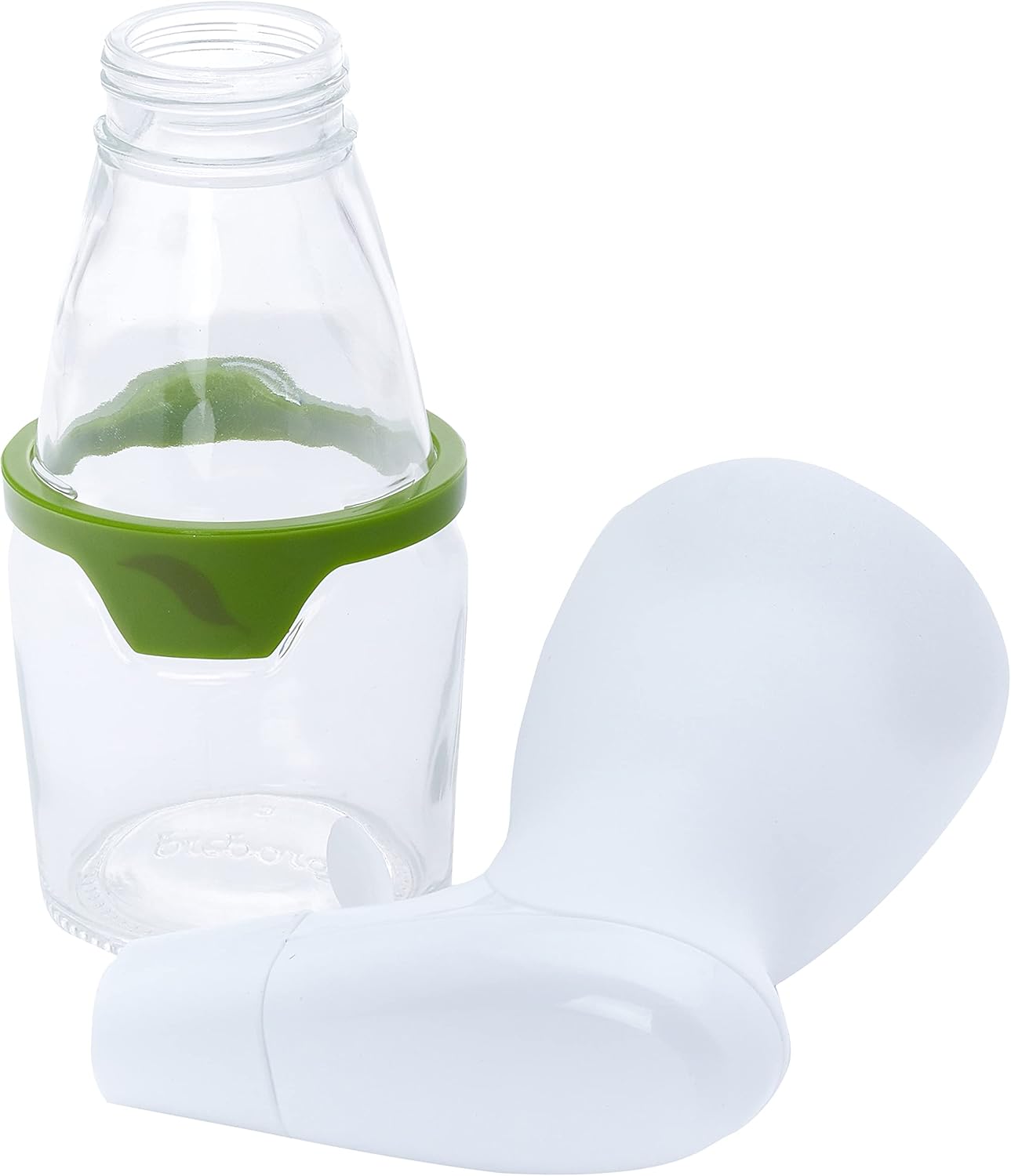 Prepara Simply Mist Olive Oil Sprayer, White/Green with Chrome Band
