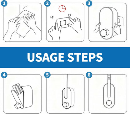 16 SOPAMI Disposable Toilet Cleaning System - Toilet Wand Kit with High-Performance Refills, Wall Mounted Toilet Brush