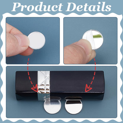 PH PandaHall 250pcs 5 Size Mirror Tiles Mini Acrylic Round Mirror Circle Craft Tiles for Home Decoration Jewelry Making DIY Projects Supplies 5.5/7.5/9.5/11.5/14.5mm