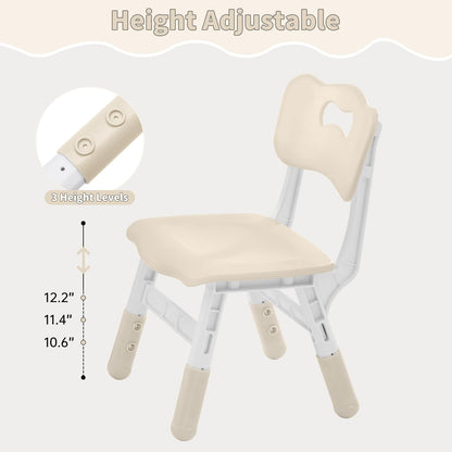3 2-8, Set (2-Pack) GITAWUSA Adjustable Kids Chair, Level Height Adjustable Child Chair, Toddler Chairs for Children