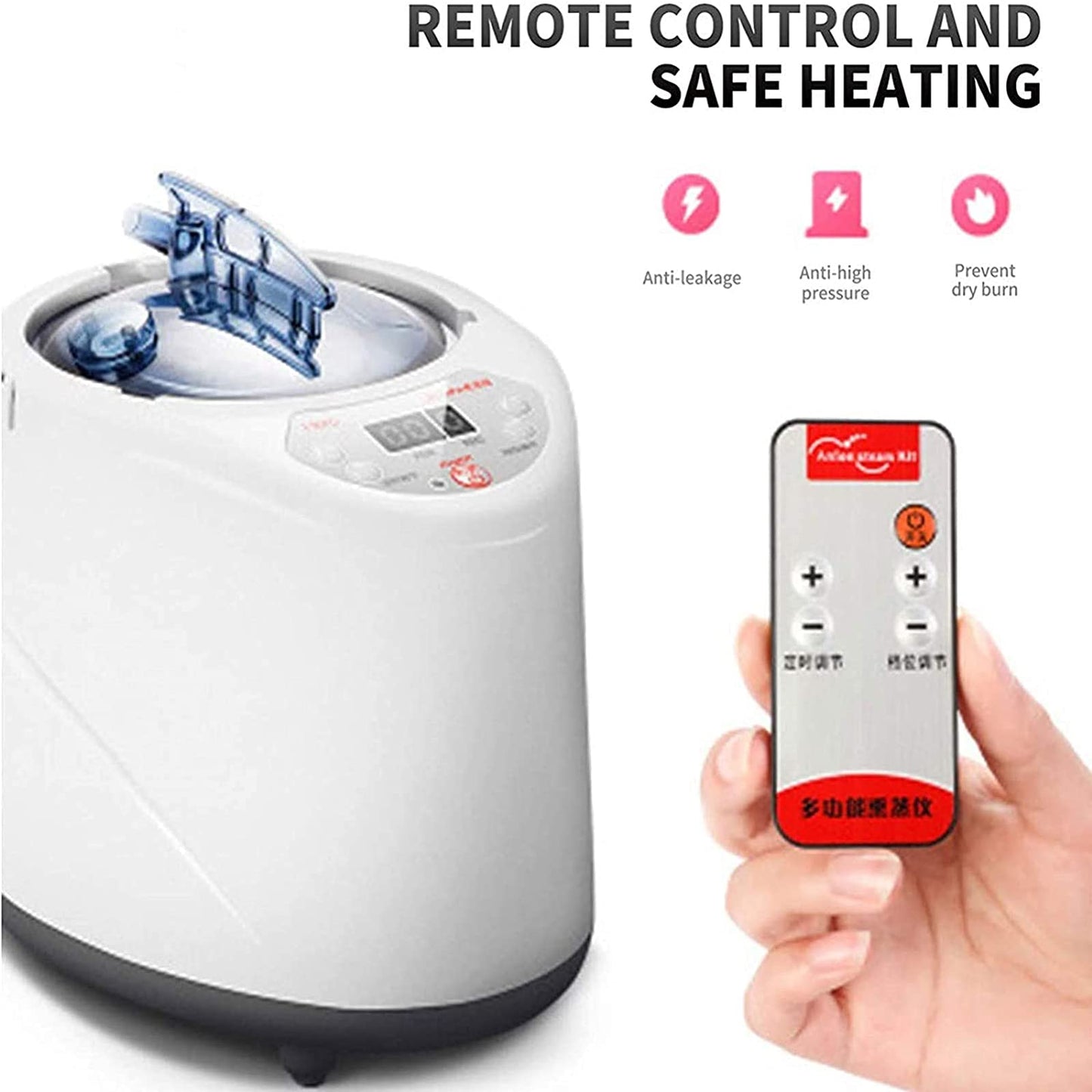 Lightweight Personal Steam Sauna Spa Portable Home Steam Sauna Tent Full Body Sauna Tent Portable with 9 Files Temperature Adjustment