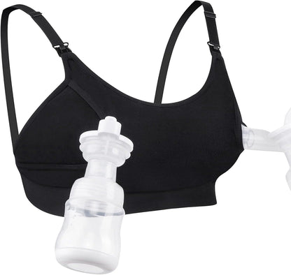 Momcozy Hands-Free Pumping Bra - Adjustable Nursing & Pumping Bra for Comfort and Convenience