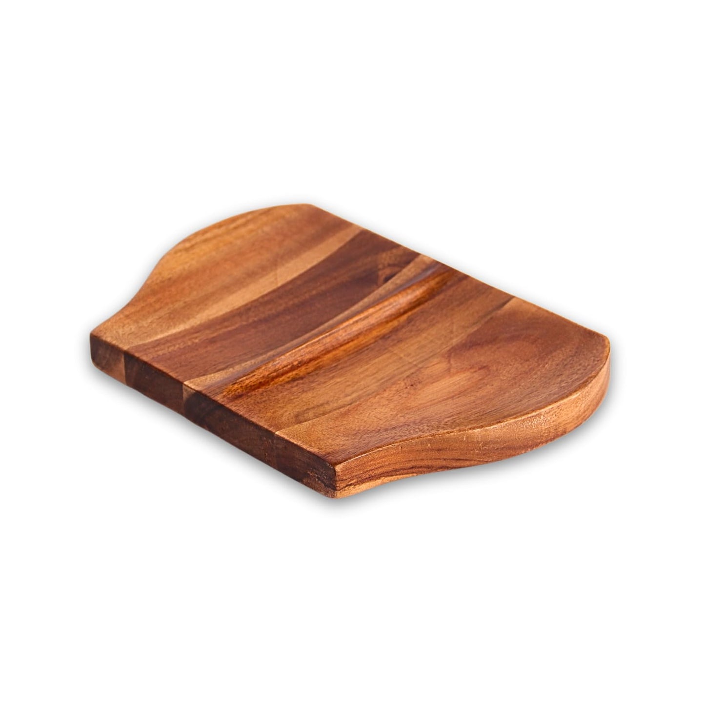 Acacia Spoon Rest For Stove Top with Non Slip Silicone Feet Stove Spoon Holder For Kitchen Counter, Double Sided kitchen Spoon Rest, Cooking Spoon Holder Spatula Rest Handmade Wooden Spoon Rest