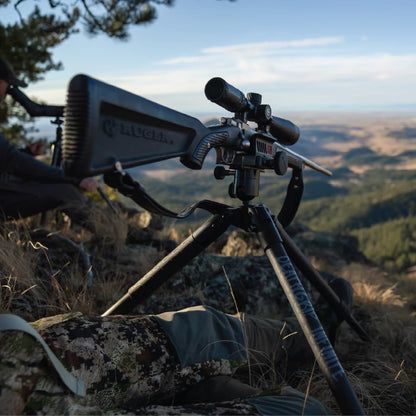 BOG DeathGrip Infinite Carbon Fiber Tripod with Heavy Duty Construction, 360 Degree Ball Head, Quick-Release Arca-Swiss Mount System, and Optics Plate for Hunting, Shooting, Glassing, and Outdoors