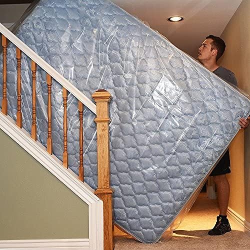 ComfortHome Mattress Bag for Moving and Storage - 4 Mil Extra Thick, Queen and King Size, 1 Pack