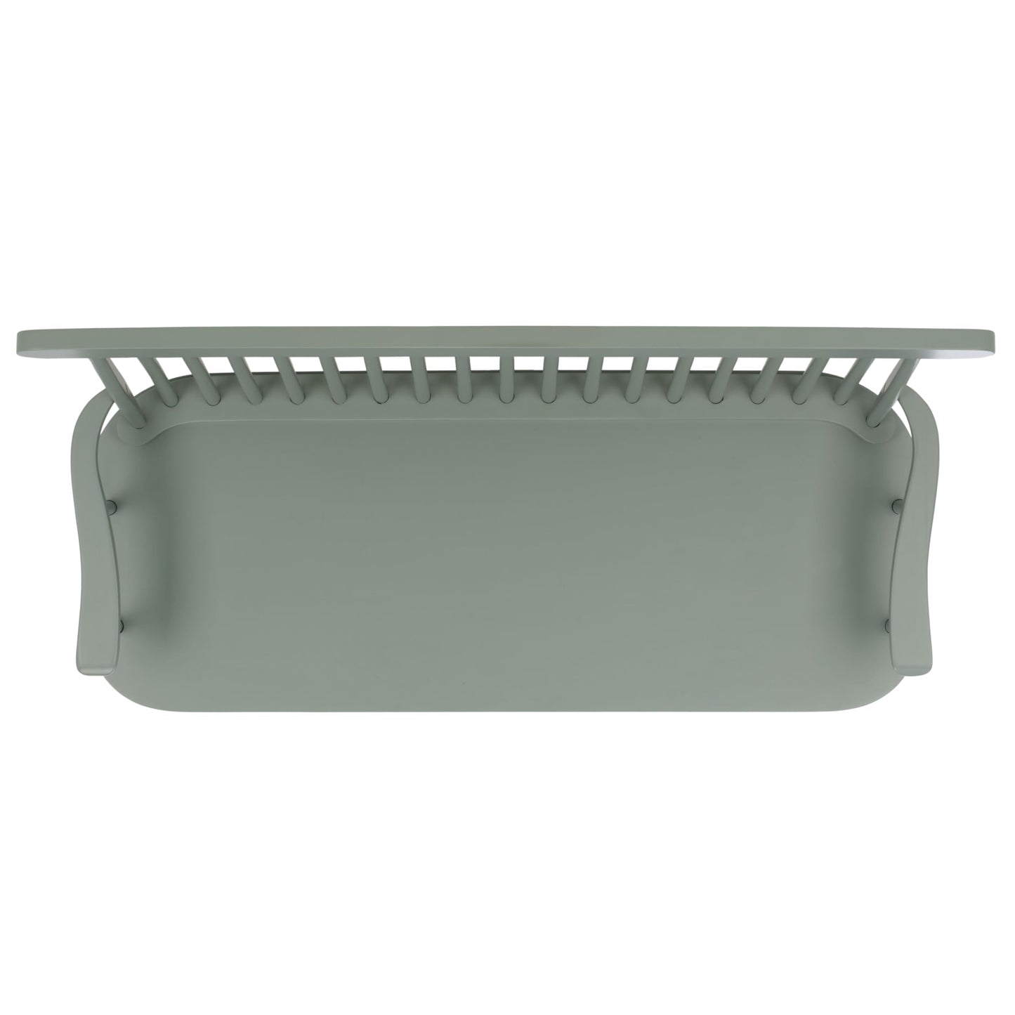 SAFAVIEH Home Collection - Eton Sage Green Solid Wood Bench, Farmhouse Spindle Back Indoor Seating for Entryway or Dining (BCH3300A)