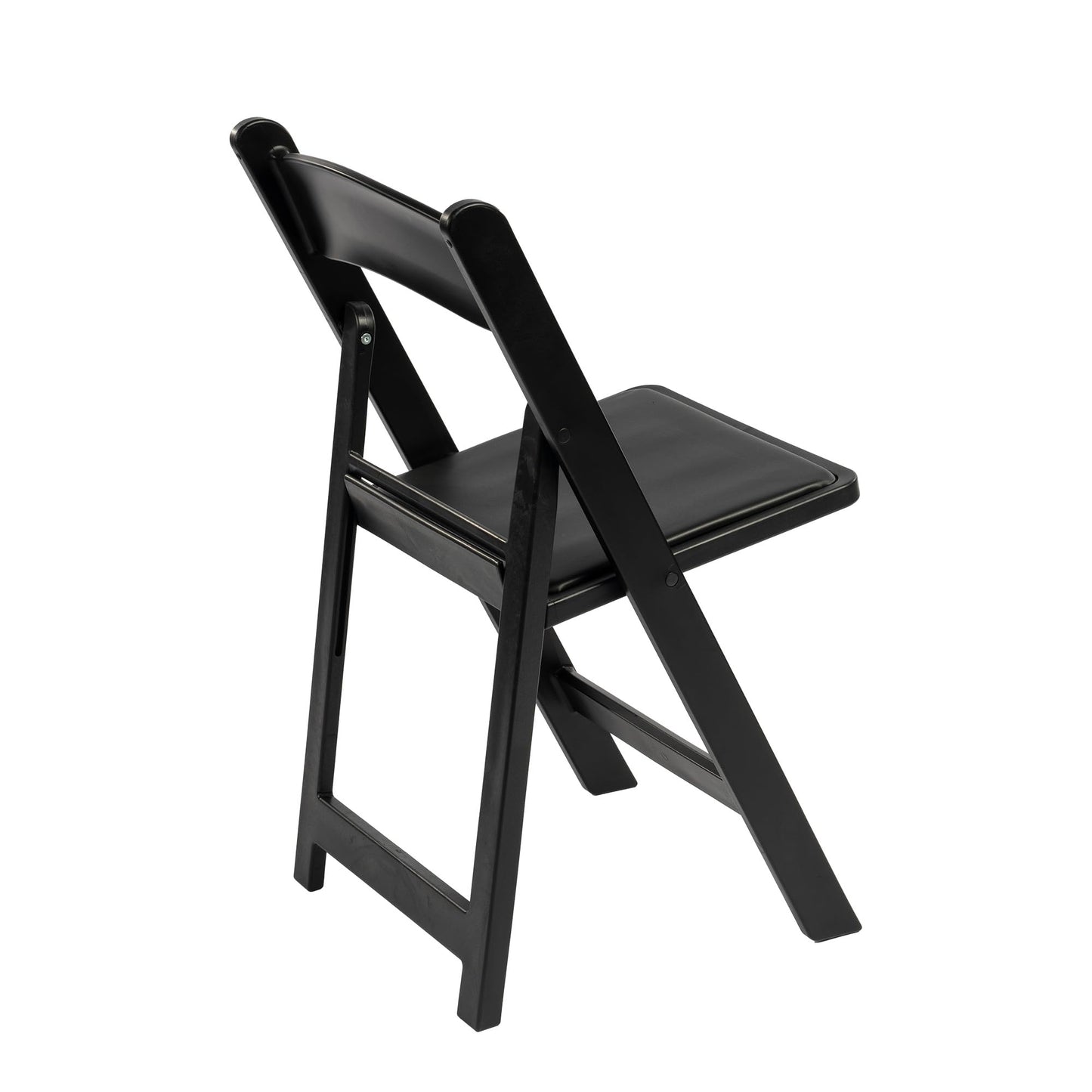 Real Relax Black Resin Folding Chairs with Cushion - Comfortable Foldable Plastic Chair - Stackable Chairs with Padded Seats - Indoor/Outdoor Chairs for Events, 600lbs Capacity(10 Pack)