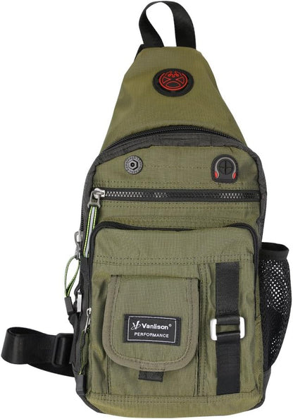 Vanlison Crossbody Sling Bag Small Backpack for Men Women Teens Bag