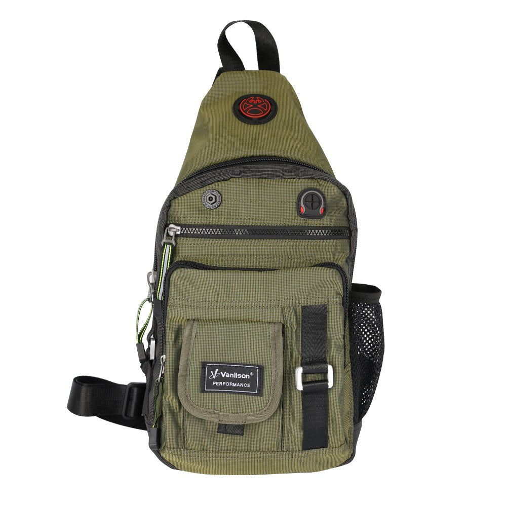 Vanlison Crossbody Sling Bag Small Backpack for Men Women Teens Bag