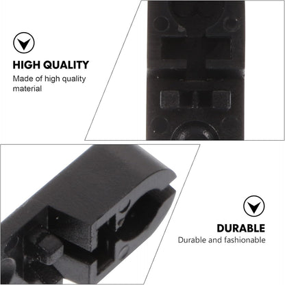 EXCEART 25pcs Black Plastic Beaded Chain Connector Replacement for Roller Roman Vertical Blinds