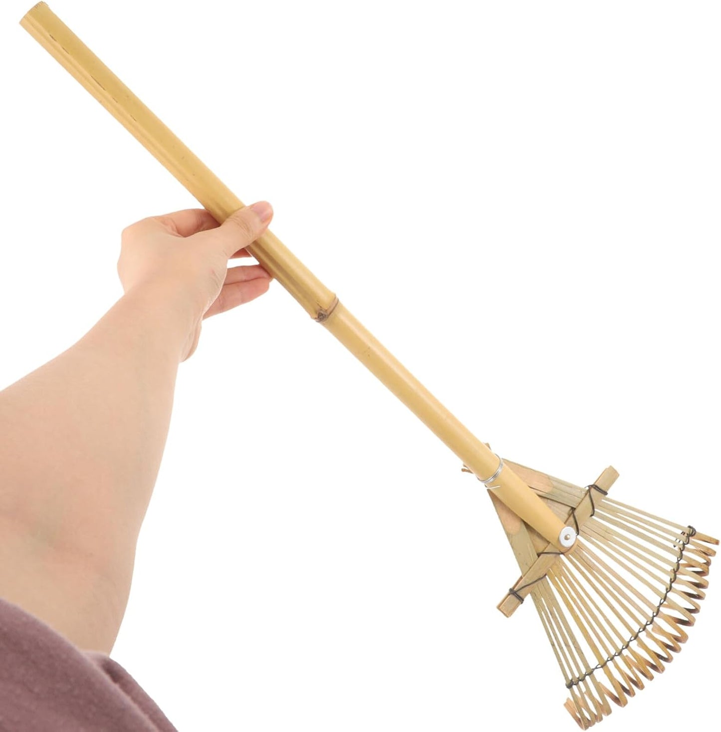 Yardwe Yard Leveling Rake Leaf Scoops, Hand Rakes Short Handle Rake for Gardening and Lawn Tools