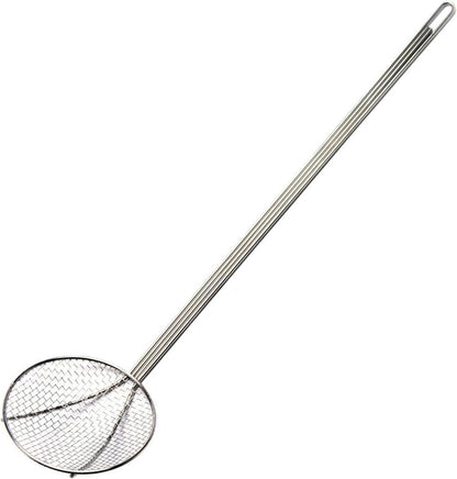 Bayou Classic 0196 36-in Mesh Skimmer, Perfect Accessory for Stockpots and Fry Pots, Silver