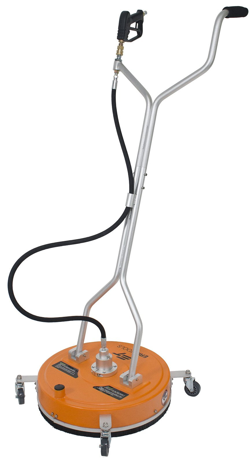 Erie Tools 20" Polypropylene Surface Cleaner with Vacuum Port with Wheels and Wand Pressure Washer Attachment 4000 PSI, 10.5 GPM