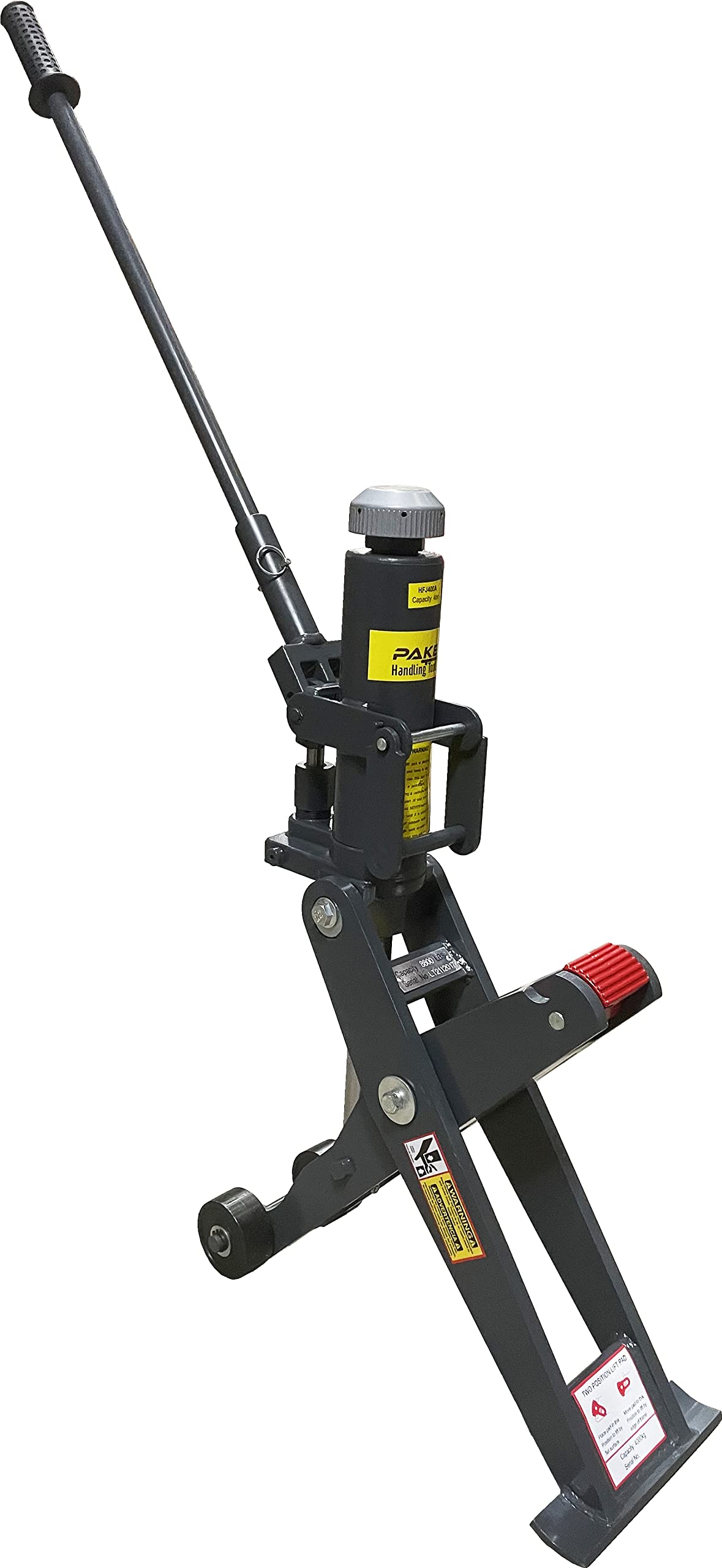 Pake Handling Tools - Hydraulic Forklift Jack (4 Ton) 8800 lbs Capacity 2.5" - 16" Height, Sturdy Reliable Maintenance Tool