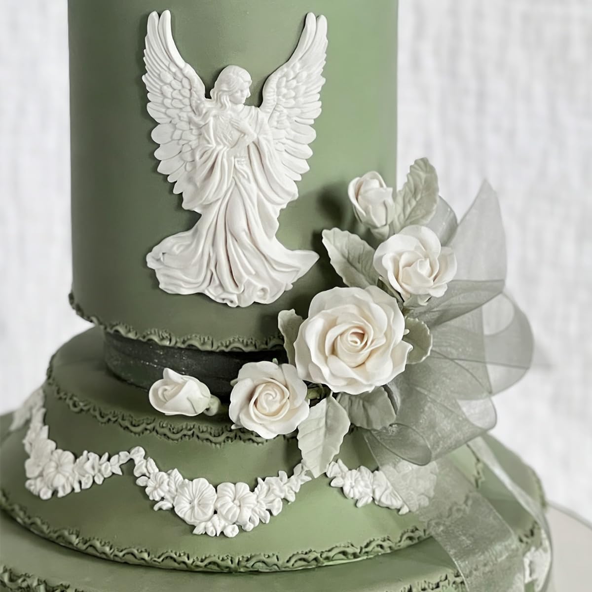 Katy Sue Floral Swag & Drop Silicone Mold For Cake, Cookie Decorating, & Craft. Use With Fondant, Gum Paste, Sugar Paste, & Air Dry Clay from Designs Fondant Molds